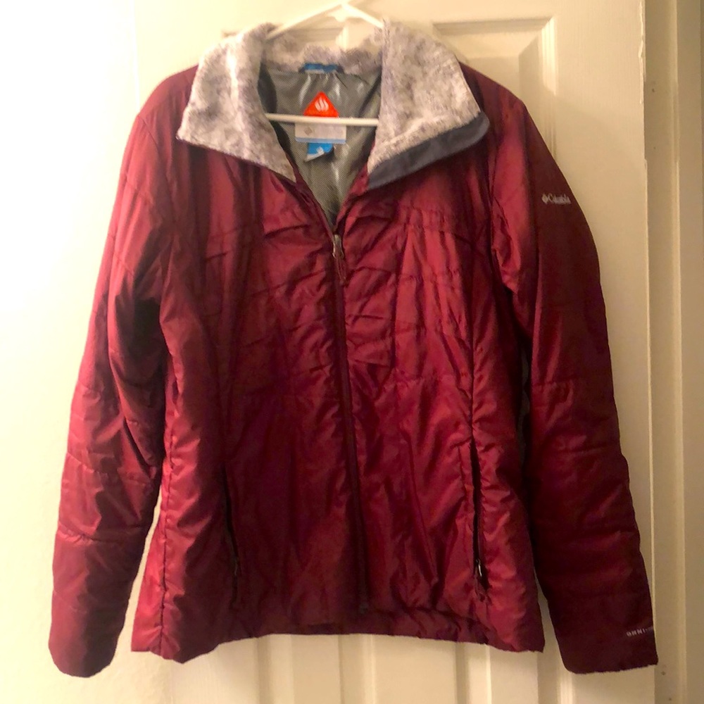 Columbia Winter jacket, size XL, Maroon